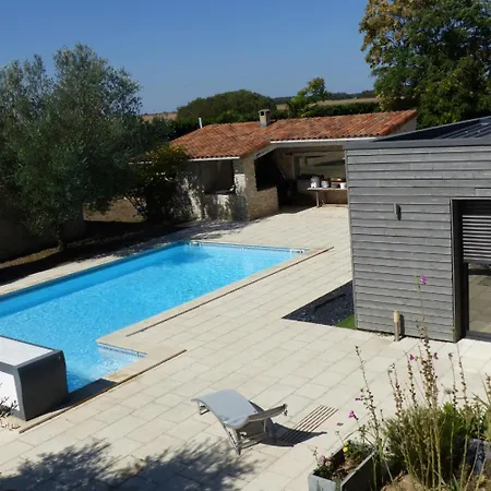 Maison Avec Piscine Près Du Futuroscope Pour Neuf Dix Personnes Champigny en Rochereau